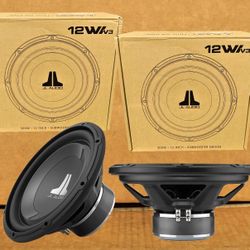 JL Audio W1 Bass System 2 x 12" Subwoofers Speaker 1200 Watts Package 12W1v3 🚨 Payment Options Available 🚨 No Credit Needed 🚨 