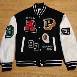 A Bathing Ape BAPE Varsity Jacket size XXL (Fits like XL) 
