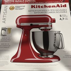 Brand new never used kitchen aid standing mixer