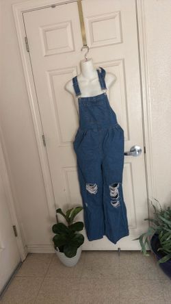 Baggy girl overalls