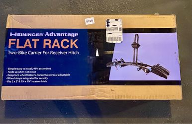 NEW Open Box Heininger Advantage FlatRack 2-Bike Hitch Mount Platform Carrier 2035