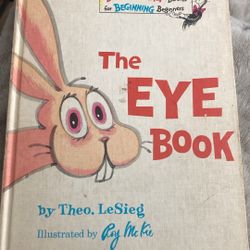 “The Eye Book” First Edition Hardcover 
