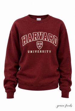 Champion Harvard University Crewneck Sweatshirt