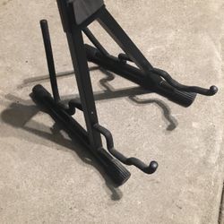 Professional A-frame Double Guitar Stand