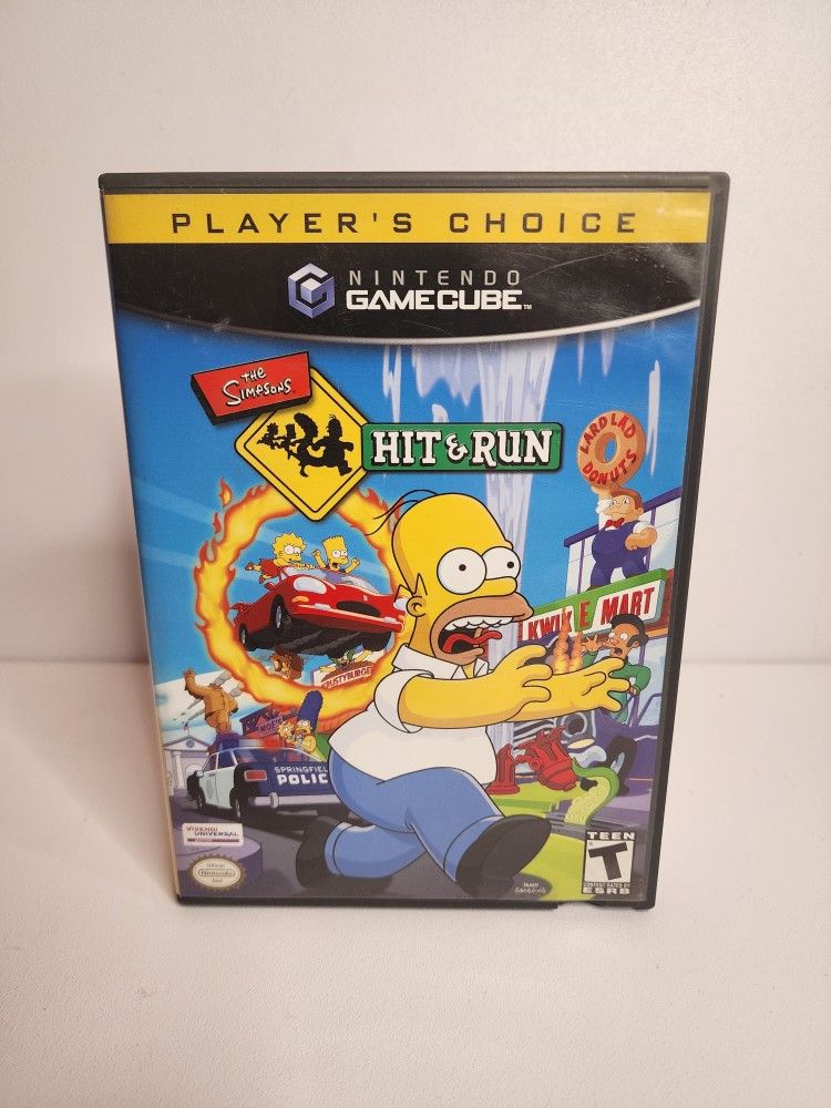 Nintendo GameCube The Simpsons Hit And Run