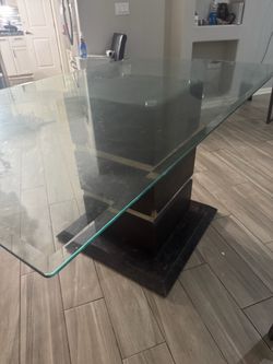 Glass table