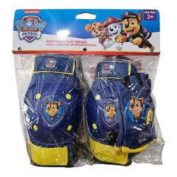 BELL 6pc Paw Patrol Chase Pads & Glove Set Knees Elbows & Hand Protection for Toddlers & Little Kids