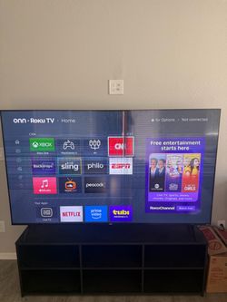 75” onn Roku 4K Smart TV – $100 OBO
