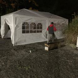 King Size Large 👑2 pack of tents 🎶 seats 70 people💯 2 for 300 or 175 each new Tent Event Garden Party Wedding 10x20 with Removable Sidewall Windows