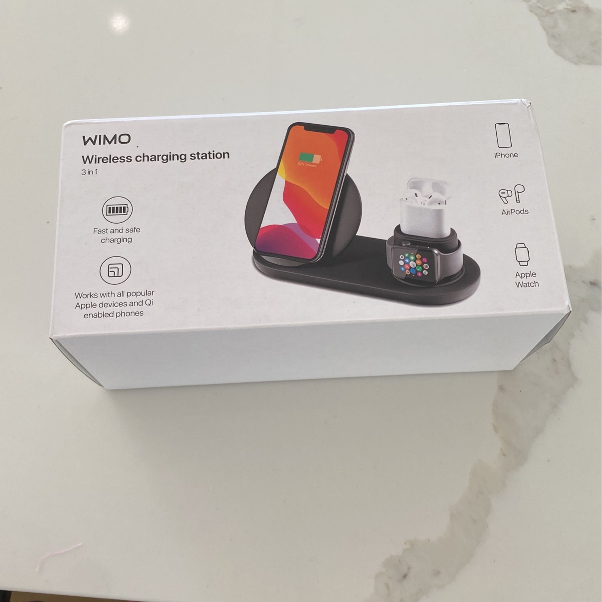 Wimo 3 in 1 Wireless Apple Charger