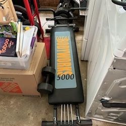 Exercise Equipment And A  Bag