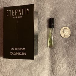 Eternity for men Calvin Klein sample vile 12ml 