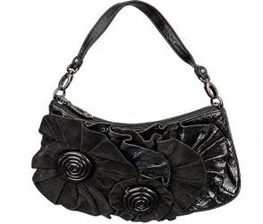 Nine West Black Patent Shoulder Bag