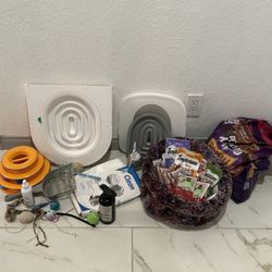 Cat Food, Toilet Trainers, Toys And Bed