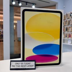 Apple IPad 10th Generation 10.9 Tablet New - Pay $5 DOWN AVAILABLE - NO CREDIT NEEDED