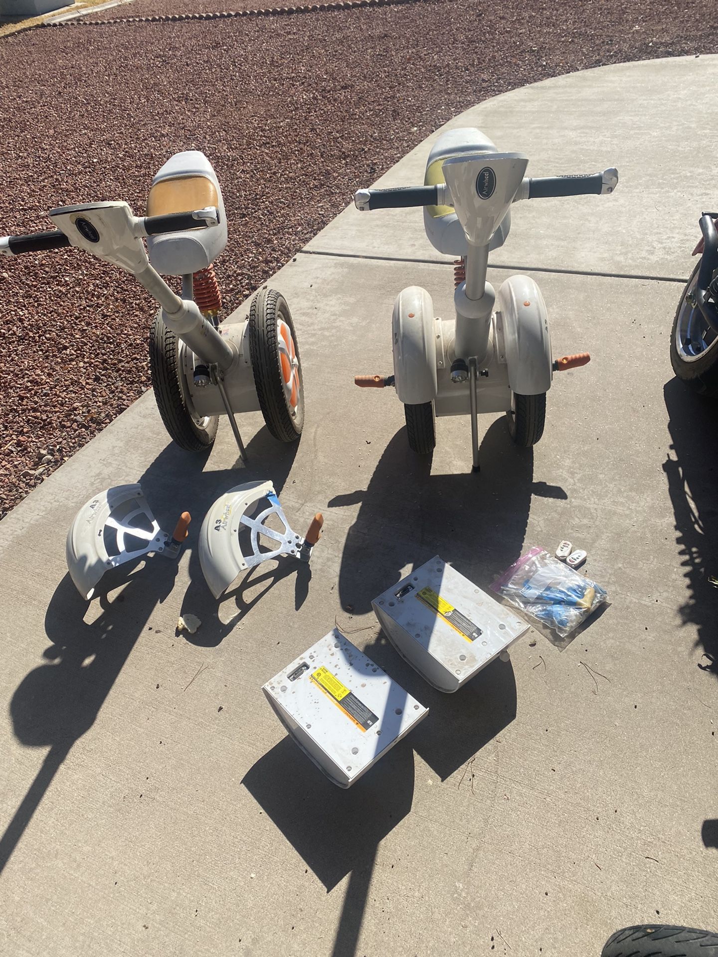 Two Airwheel Mars Rover A3 Electric Segways
