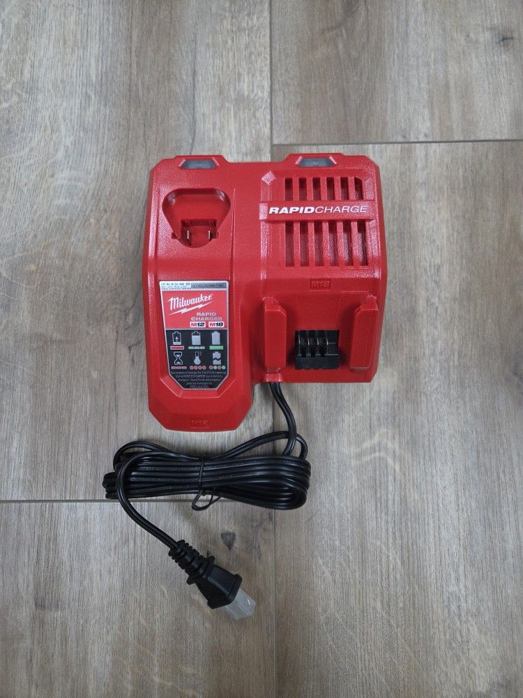 NEW Genuine Milwaukee M18 & M12 Multi Voltage RAPID Charger