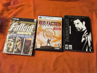 Older PC 3 pack shooter video games will not separate