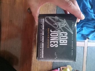 Cobi Jones mini statue signed