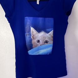 Cat T-Shirt  Size M 