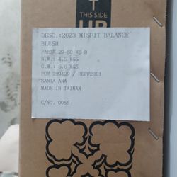 2023 Fit Misfit Balance Bike Blush Color