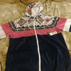 BlackJack Aztec Windbreaker Jacket 