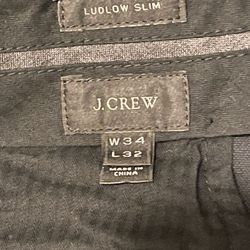 J Crew Black Pants 