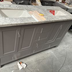 60”!vanity Bathroom Cabinet With Top