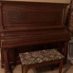 Beautiful antique piano