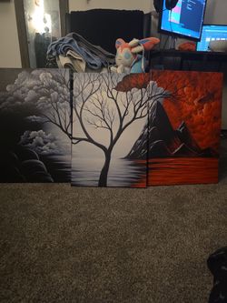 3 panel canvas