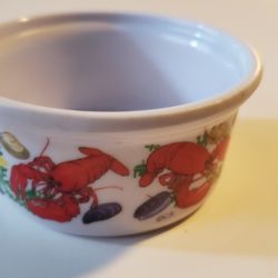 Beautiful Small Lobster,  Clams, Mussels Hamster Food Dush, Butter Dish, Coin, Paper Clip Container 