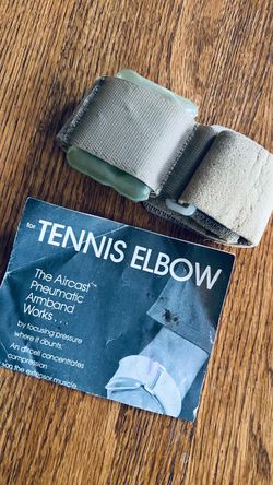Aircast Pneumatic Armband, Beige - Tennis Elbow