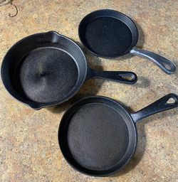 Cast iron skillets