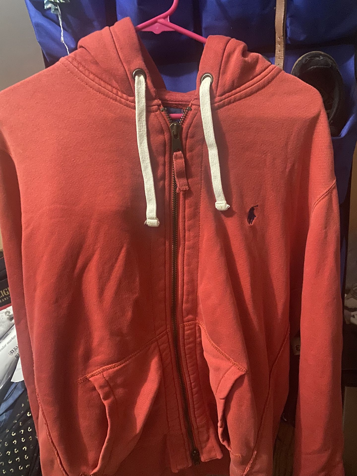 Polo Ralph Lauren Hoodie Zip Up Red