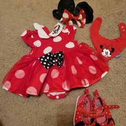 Disney Baby 0-3MO Minnie Mouse Outfit 