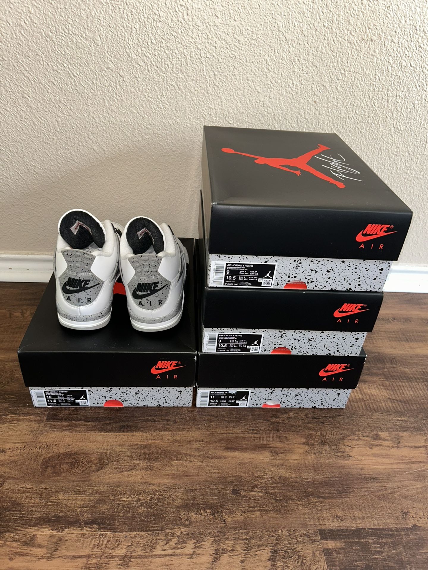 Jordan 4 White Cement