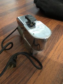 Campbell chrome hot lather machine