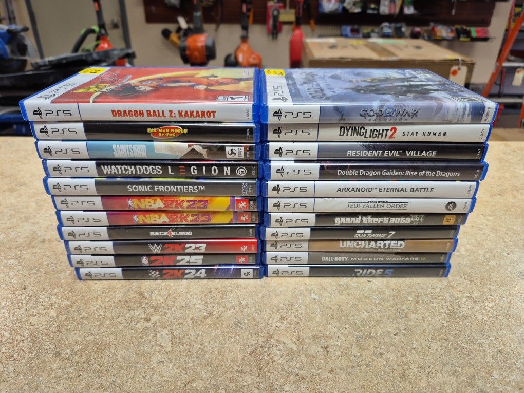Sony PS5 Playstation 5 Games For Sale Individually Priced