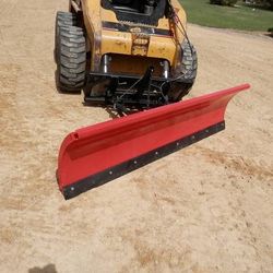 Skid Steer Plow Blade Steel Tractor Quick Attach Quick Tach Snow Removal 