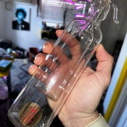 Elegant Hand-Blown 2-in-1 Glass Oil and Vinegar Teardrop Cruet