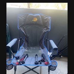 Bass Pro Shop Angler Chair With Rod Holders