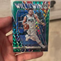 Green Mosaic Will To Win Luka Doncic