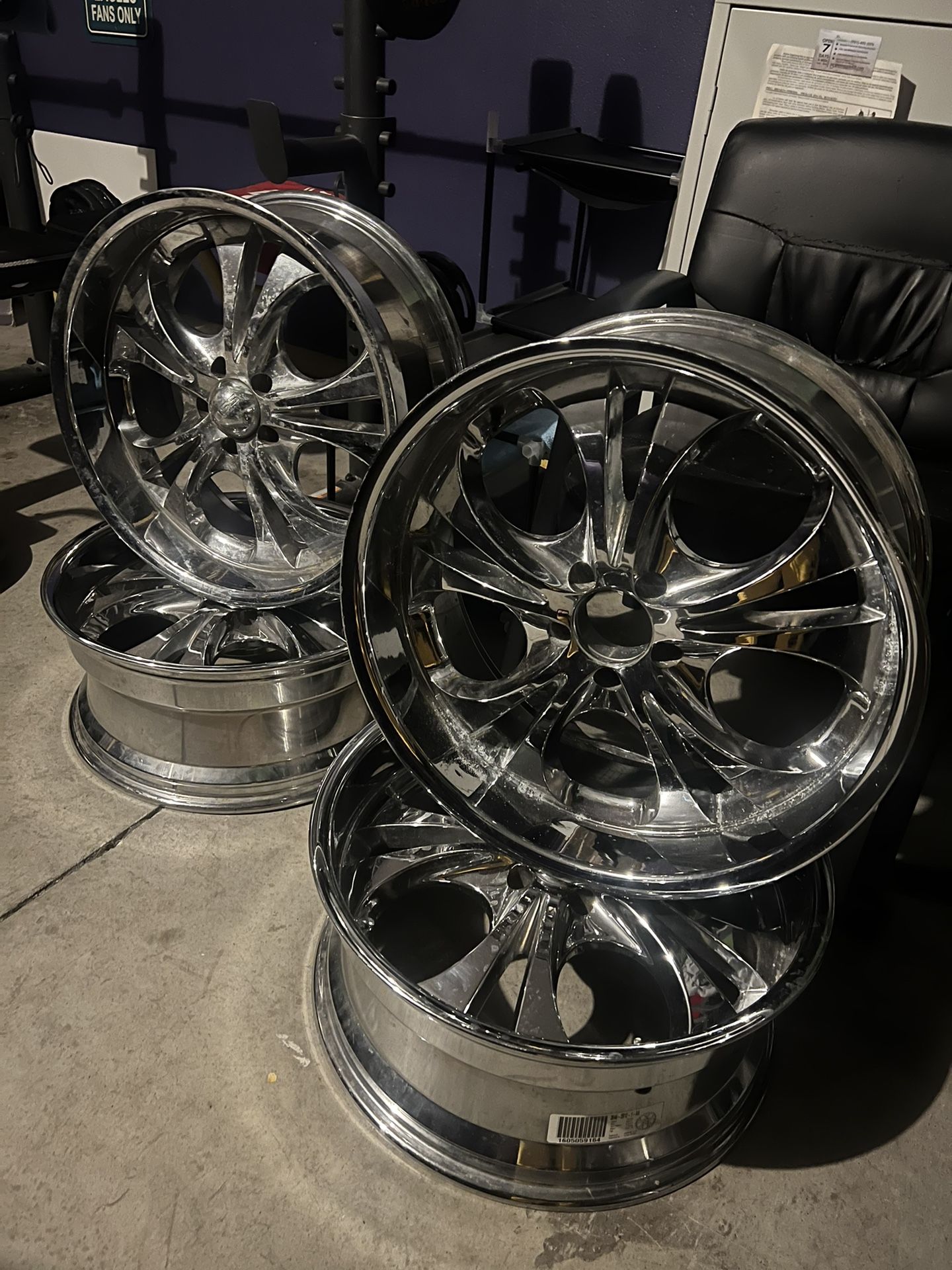 Boss Motorsports 20 Inch Chrome Rims