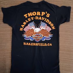 Vintage Harley Davidson 3d Emblem Tee