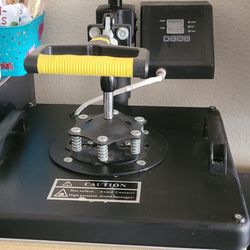 Heat Press With Accessories.