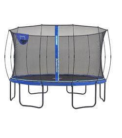 LeJump Springzero 12FT Heavy Duty Springless Trampoline with Basketball Hoop Brand New In Box