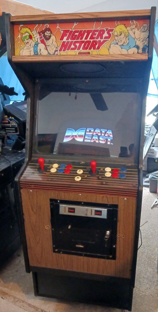 Data East Fighter's History Fullsize Classic Coin-op Arcade
