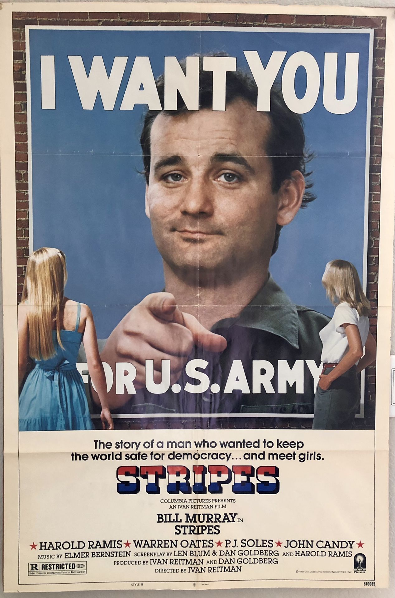 Stripes / Bill Murray / Movie Poster