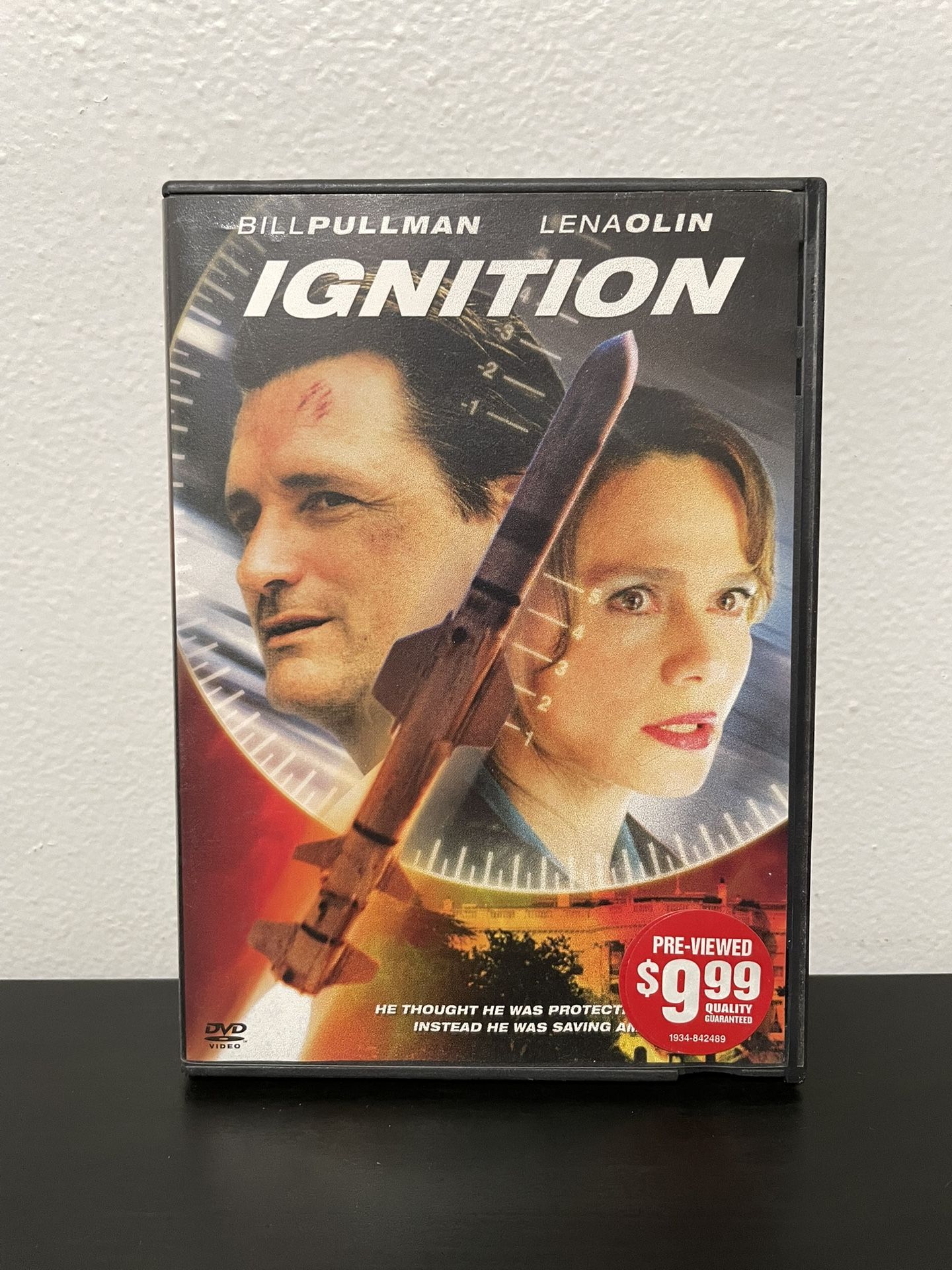 Ignition DVD Movie Bill Pullman Lena Olin Sony Cinema Vault Politics Action 2003