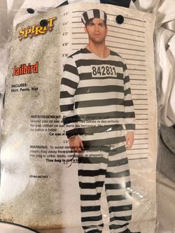Halloween Prisoner Costume LG/XL